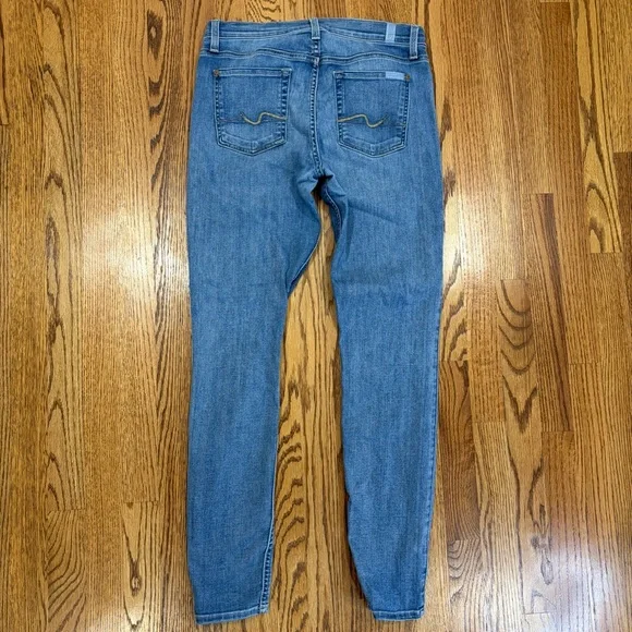 7 For All Mankind Gwenevere Skinny Ankle Jeans - Picture 3 of 14